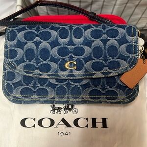 Coach Hayden in signature denim